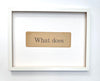 framed flash cards