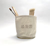 canvas bucket- medium