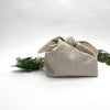 wrapping bag - oatmeal linen