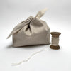 wrapping bag - oatmeal linen