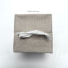imperfect linen tissue covers