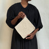 knit cotton pot holder