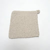 knit cotton pot holder