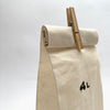 wine bag in waxed linen