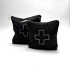 black linen ditty bag