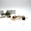set of three brass bells