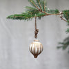 carved wooden ornaments (set of 2)