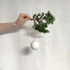 enamel ball ornament - in a box