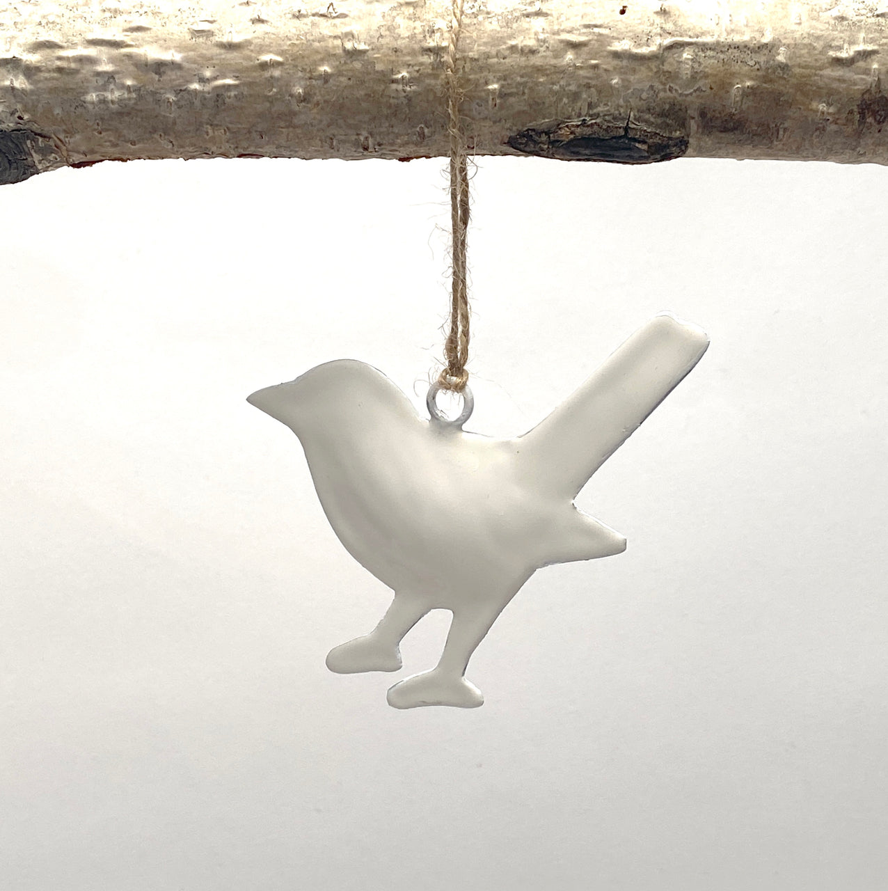 enamel bird ornament