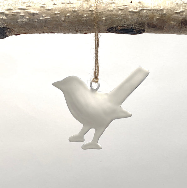 enamel bird ornament