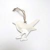 enamel bird ornament