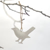 enamel bird ornament