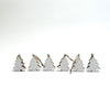 glazed wooden trees ( bag of 6 )
