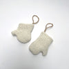 knit mitten and sock ornaments