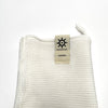 pearl knit hand towel- white