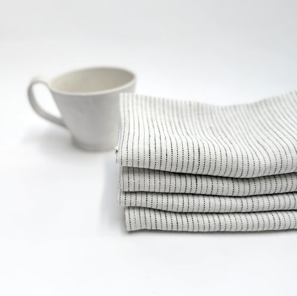 stitched linen towels