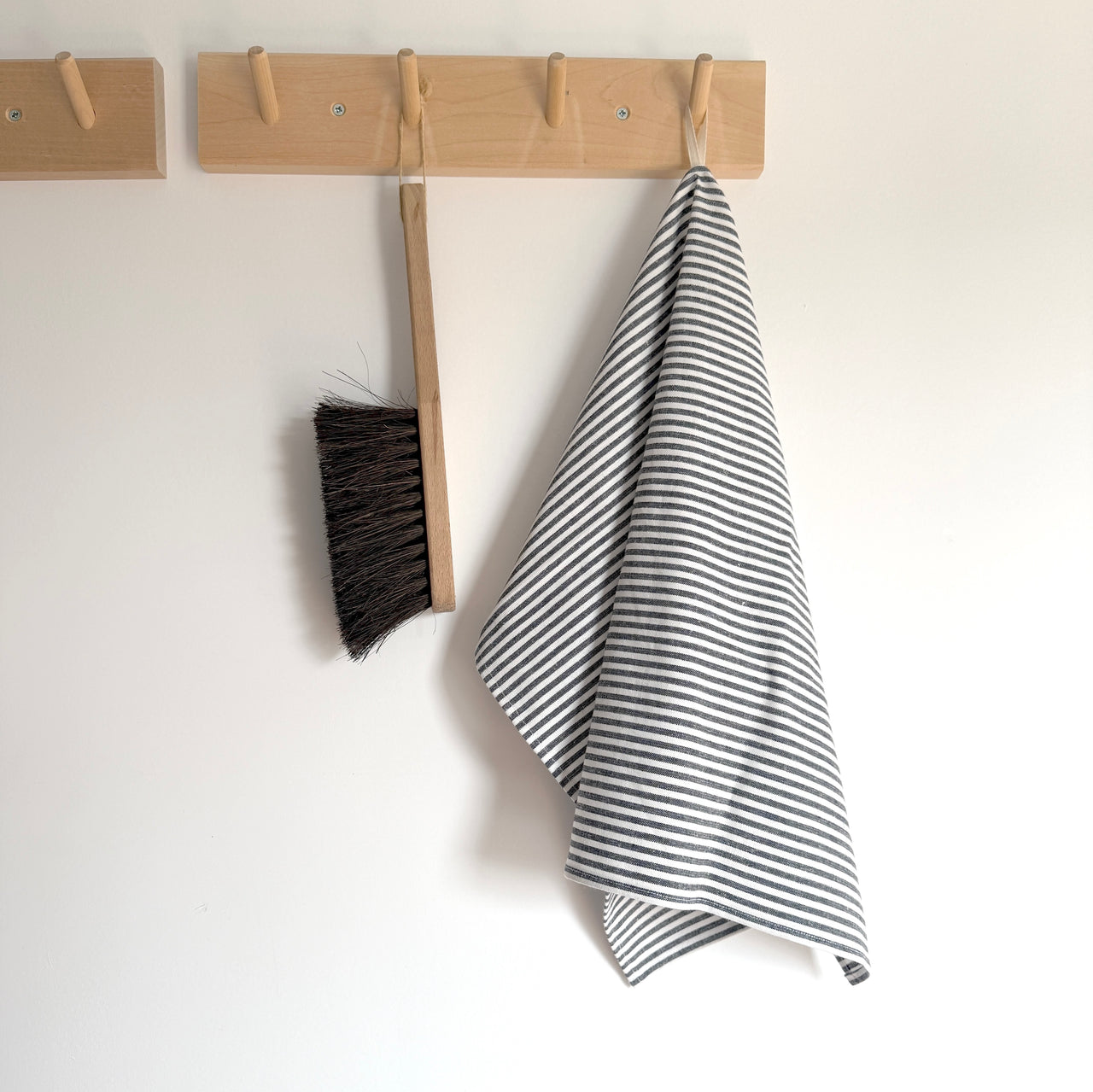 ticking tea towels- hemp and cotton
