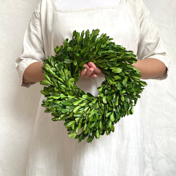 wreath- boxwood