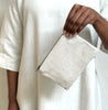 oatmeal linen case ( small )
