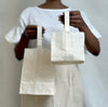 waxed bags with handle ( sm and med )