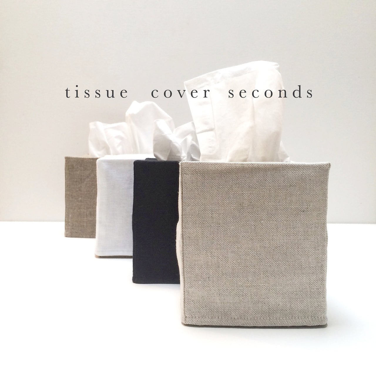 imperfect linen tissue covers