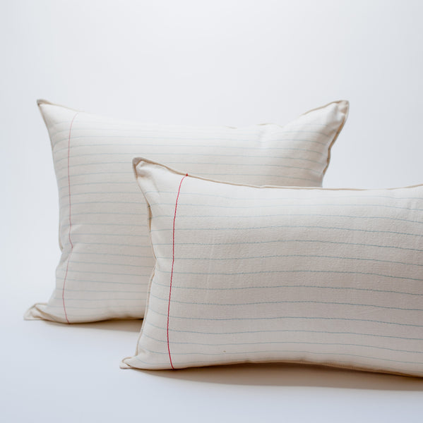 lined paper pillow