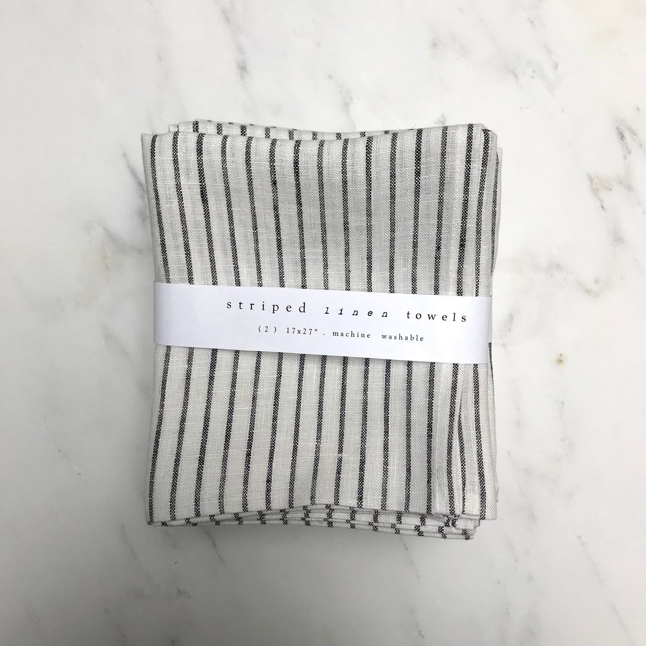 linen striped towels