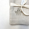 linen napkins with image