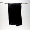 knit linen shawl (black)