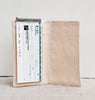 lined paper cheque book cover