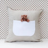 pocket pillow with bear