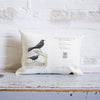 bird book pillow