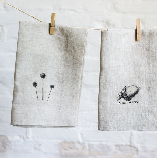 linen napkins with image