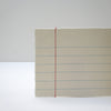 sewn lined paper cards