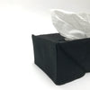 black linen tissue cover