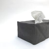 charcoal linen tissue cover