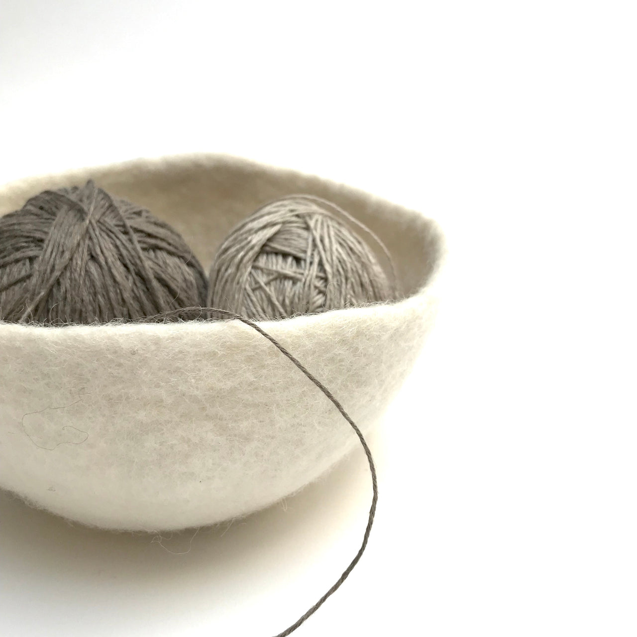 felt wool bowls