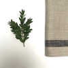 french linen tea towel (dark)