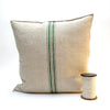 grain sac pillows (green)