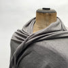 knit linen shawl (grey)
