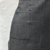 linen half apron (grey)