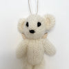knit bear with wings- cream