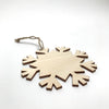 large wood snowflake ornament