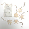 set of snowflakes in a bag