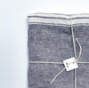 stone washed linen tea towels (charcoal)