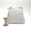mini pouches (white linen)